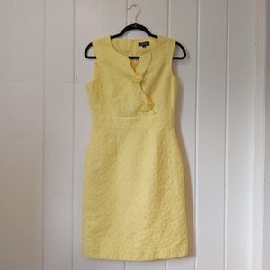 Tahari Yellow Spring Dress